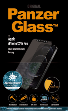 PanzerGlass iPhone 12/12 Pro Privacy Black